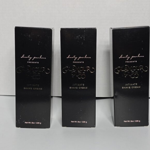 ONE BOX - NIB Glamour Puss Intimate Shave Cream - Black Pump Bottle - 8 OZ - Picture 11 of 13